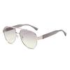 Women Fashion Oversize Decor Hiking Shades Vintage Male Square Sun Glasses Luxury Brand Design Pilot Gradient Sunglasses