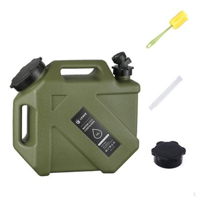 Camping Water Carrier Reusable Container with Handle Jerrycan for Campers, Road Trips, Outdoor