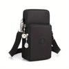 Women Mobile Phone Bag Nylon Cell Phone Bag Coin Purse Strap Shoulder Bag Small Crossbody Bags for Women Wallet Travel Purse