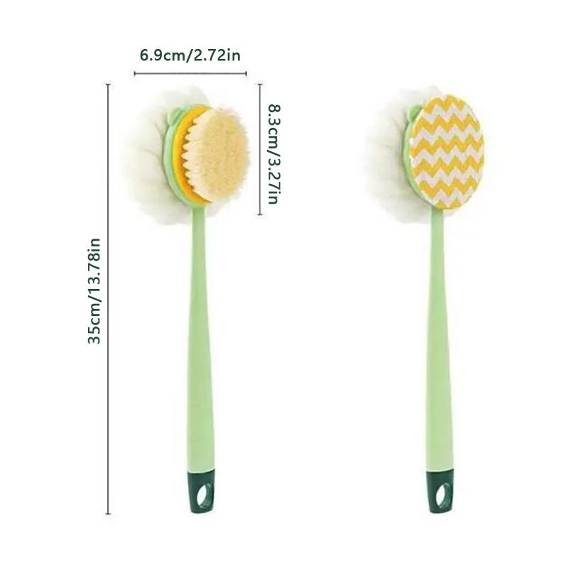 Bath Back Brush Artifact Soft Hair Long Handle Rub Back Back Rub Bath Brush Body Rub Mud Do Not Ask For Help Strong Rub Bath