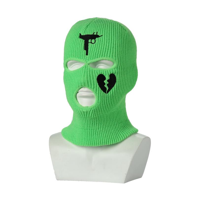 New Full Face Cover Ski Mask Hat 3 Holes Balaclava Army Tactical CS Windproof Knit Beanies Bonnet Winter Warm Unisex Cap