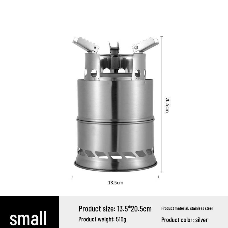 Jun Kai Wei Portable Stainless Steel Camping & BBQ Stove