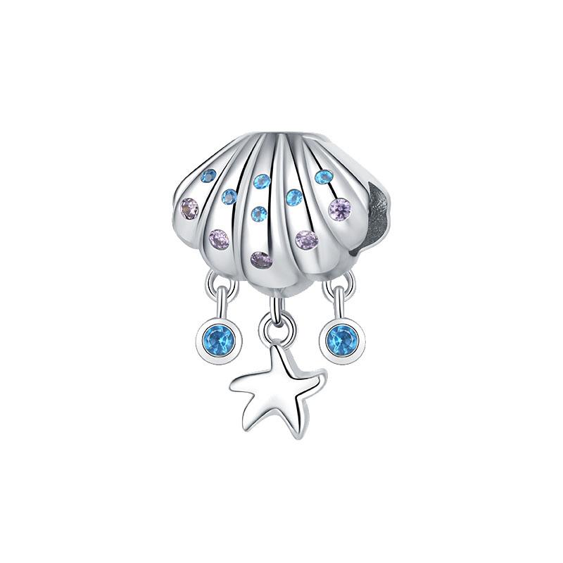 Copper Mermaid Dolphin Carp Octopus Charms Fit Original Bracelet Charm Bead Necklace Diy Female Jewelry High Quality