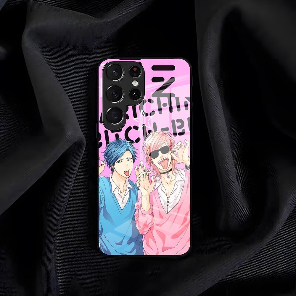 

Anime Yarichin B-BitchES Club Phone Case For Samsung S26 S25 Edge S24 S23 S22 S21 S20 Ultra Plus FE Glass Cover Galaxy S26
