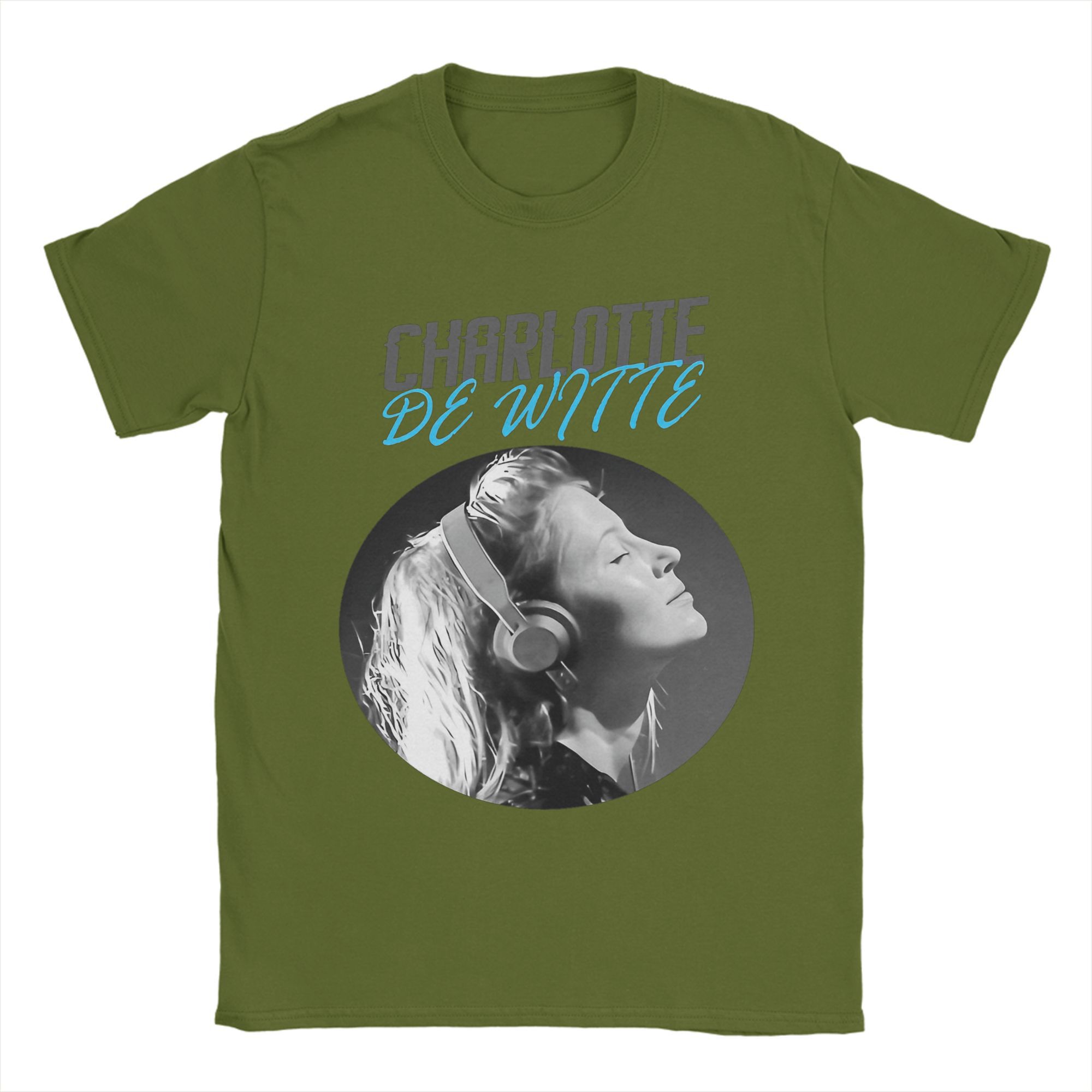 

Belgium DJ Charlotte de Witte Men T Shirts Fashion Tees Short Sleeve Crewneck T-Shirts Pure Cotton Plus Size Clothing 3XL
