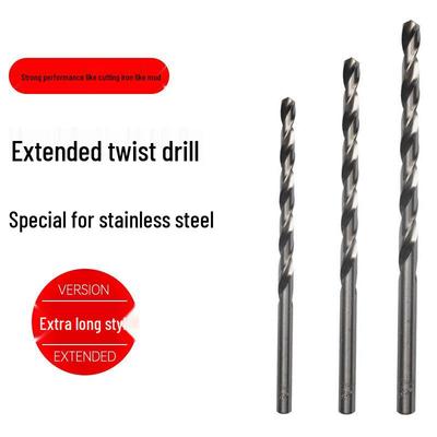 High-Speed Extra-Long Cobalt Stainless Steel Twist Drill Bit