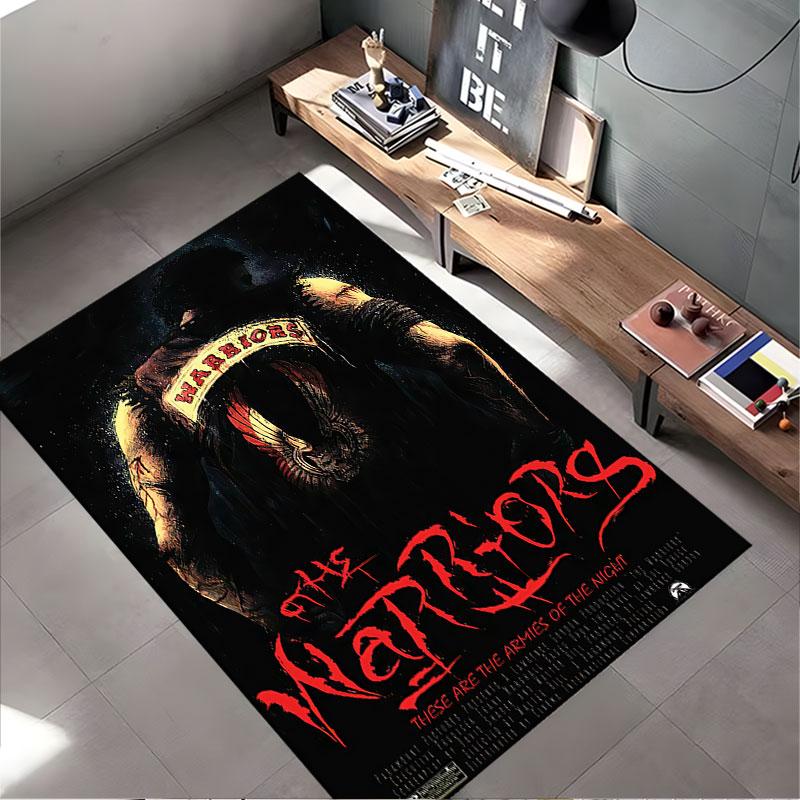 Warriors Movie Poster Print Carpet Suitable As a Non-slip Mat for the Living Room or Bedroom Sofa