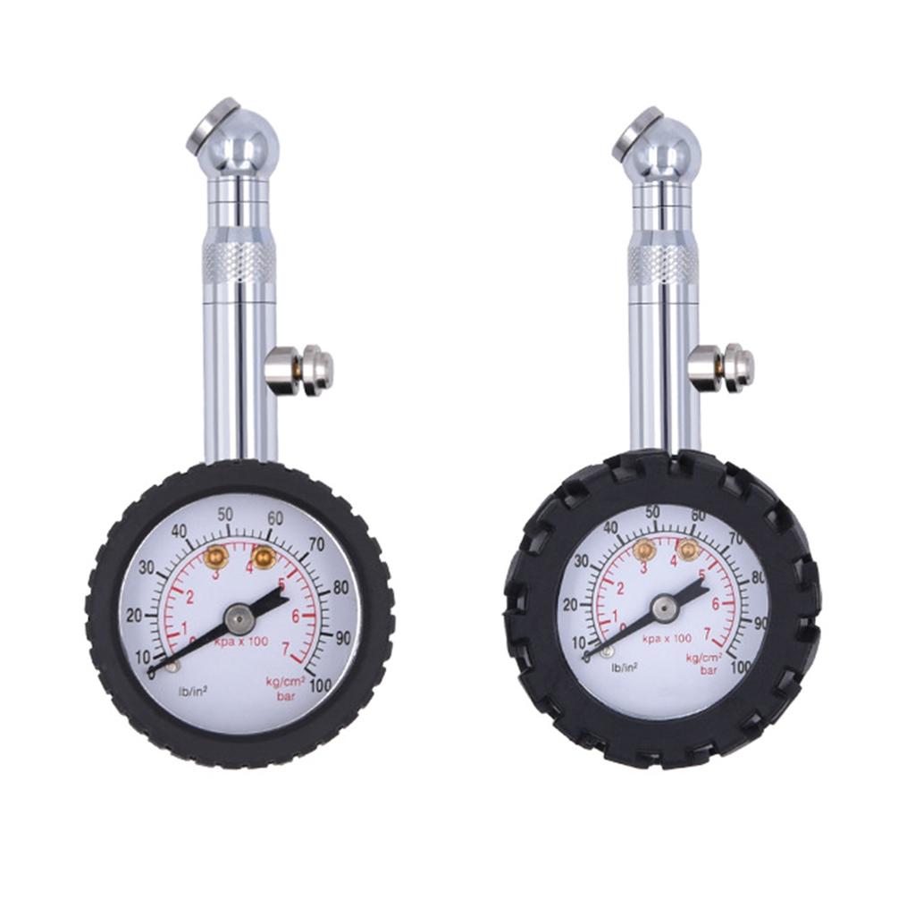Large Dial Tire Pressure Gauge Car Tyre Pressure Checker with Housing Easy to Read Air Pressure Gauge for Car Truck SUV