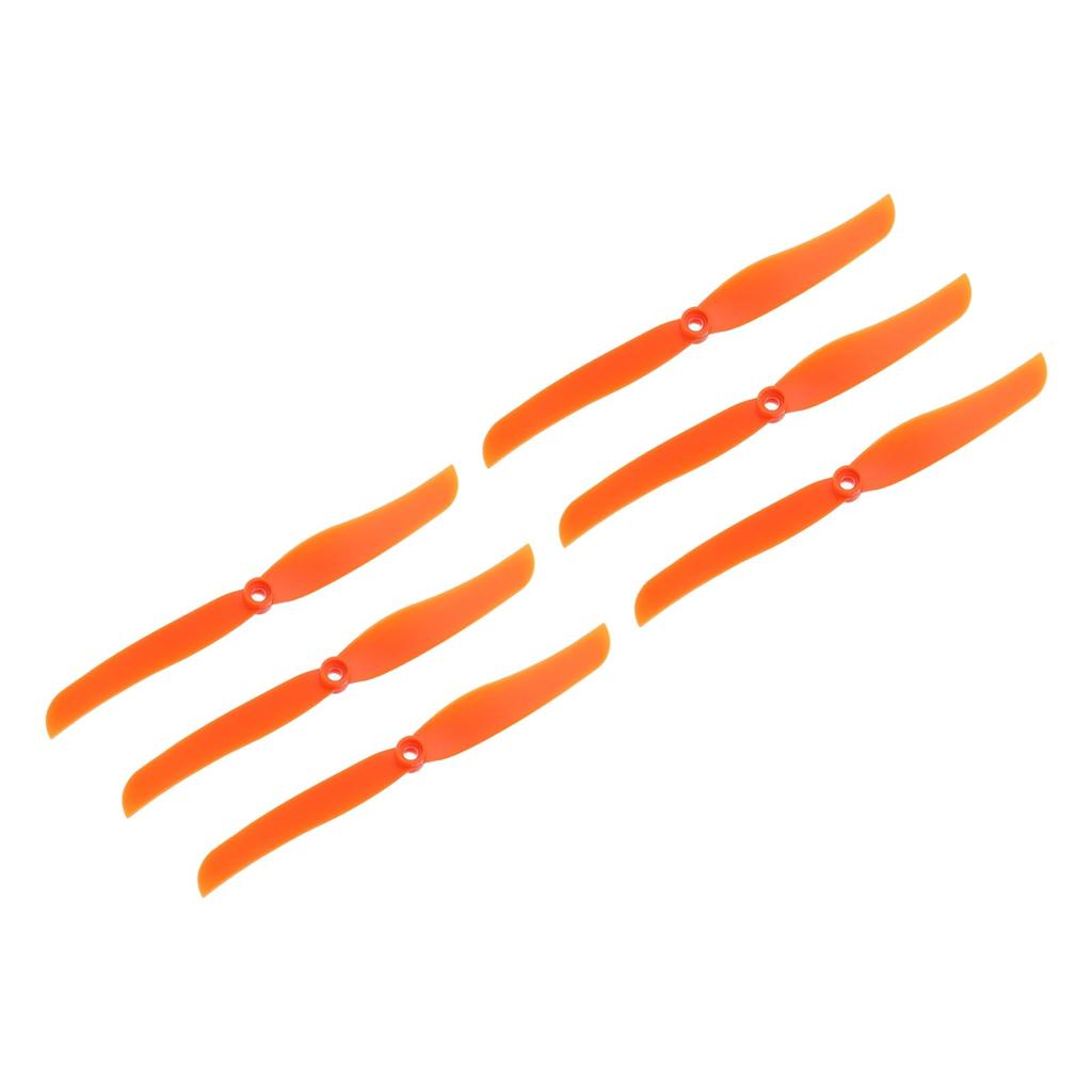uxcell 6pcs 8040 RC Propeller Blades, 2-Vane, 20.3cm Diameter, Plastic RC Aircraft Quadcopter Prop Replacement with Orange 9 Plastic Washers