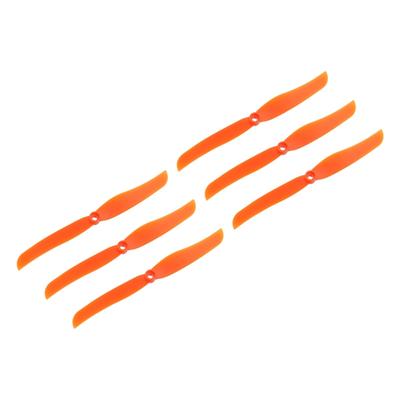 Uxcell 6pcs 8040 RC Propeller Blades, 2-Vane, 20.3cm Diameter, Plastic RC Aircraft Quadcopter Prop Replacement with Orange 9 Plastic Washers