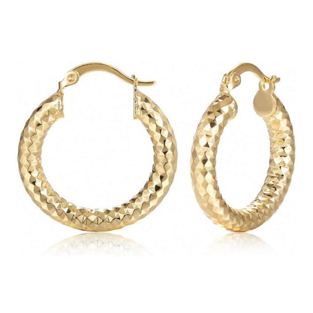 

Lightweight Earring Hoops Temperament Gold Hoop Earrings Simple Jewelry Accessories for Women золотий