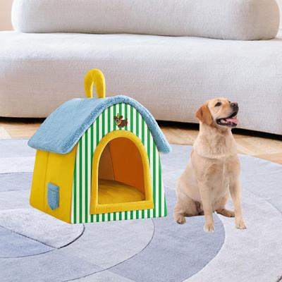 Cat Bed Tent Cute Pet Nest Washable Comfortable House Sleeping for Small Animals