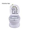 Children's Large Simulation Potty with PU Soft Cushion for Boys and Girls