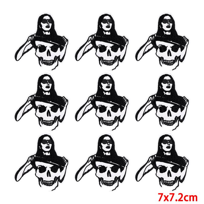 10 teile/los Großhandel Stickerei Patch Eisen Auf Patches Für Kleidung Patches Auf Kleidung Jacken Dekor Applikation Nähen Liefert