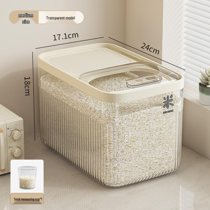 “2024 Insect-Proof, Moisture-Proof Rice Storage Bin with Gallon Capacity”
