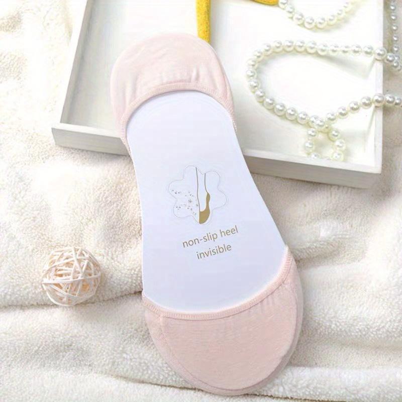 Socks women's Super Invisible No Show Thin Silicone Non-slip Shallow Mouth Solid For High Heels Boat Socks