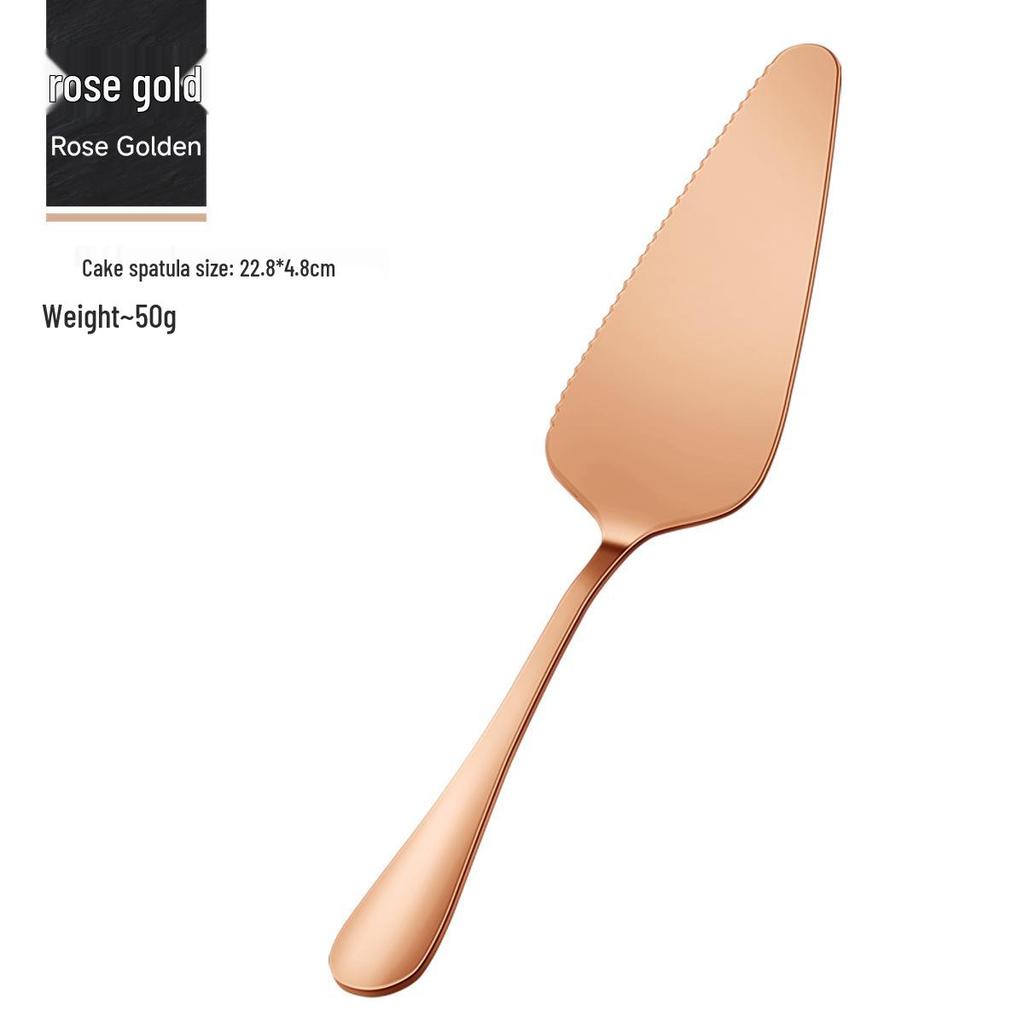 Stainless Steel Cake & Pizza Cutter and Spatula Set with Gift Box