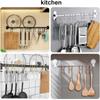 Stainless Steel Shower Door Hooks Multifunctional Shower Towel Rack  Glass Door Back