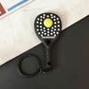 Keychain Vibrant Color Tennis Racket Design Keyring Sports-themed Bag Charm Non-slip Grip Key Chain Backpack Accessories