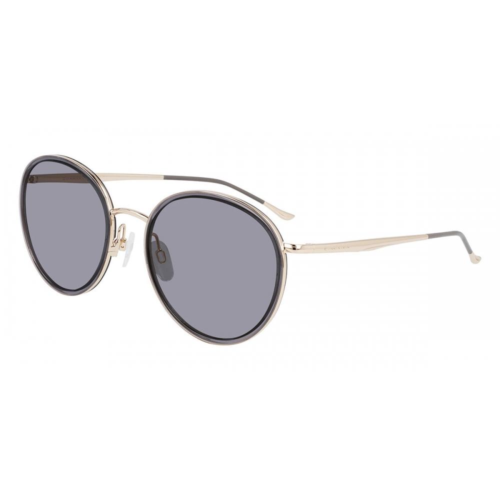 

Donna Karan Do700s 014 Unisex Sunglasses Gold Black/54