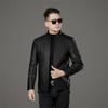 Vielseitige Lammlederjacke für Herren im Frühling und Herbst, Dünne Lederjacke, Samt-Papa-Jacke für die Mitte des Lebens