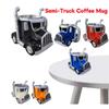 Semi-trailer Shaped Semi-Truck Coffee Mug Stainless Steel Coffee Cup  Car