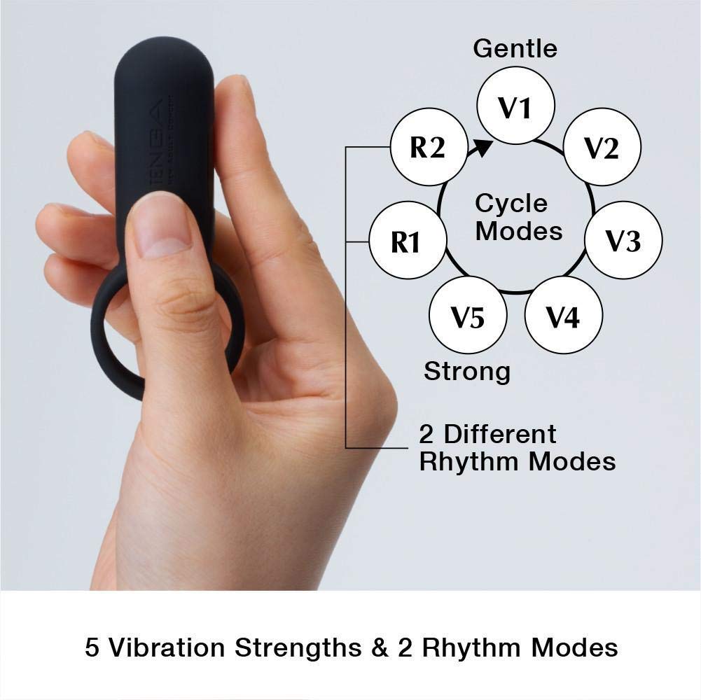 TENGA SVR Rechargeable Vibrator -BLACK-