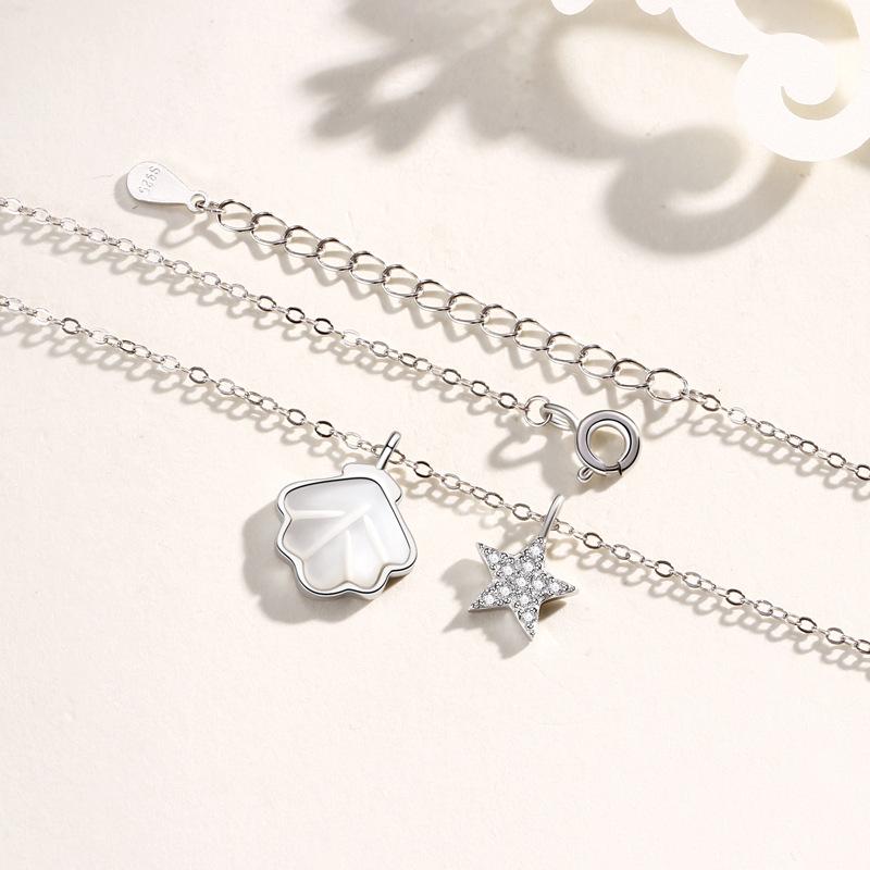 Starfish One Shell Necklace Women's Niche Exquisite High-end Design Shell Star Item Jewelry