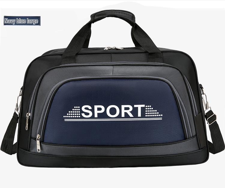 Durable Oxford Cloth Travel Bag: Large Capacity, Portable for Short Business Trips and Fitness.