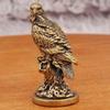Brass Eagle Statue Vintage Simulated Mini Animal Figurines Home Office Desk Decor  Wealth Ornament Metal Crafts Accessories