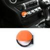 For 2015-20 Ford Mustang Engine Start/Stop Button Switch Trim Cover Decor Orange