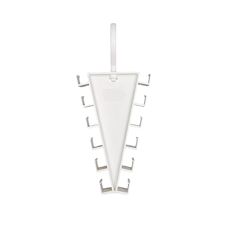 1/2Pcs V Shaped Space Saving Hanger 12 Hooks Clothes Organizer Vertical Closet Storage Rack For Bedroom Wardrobe Hat Belt Scarf