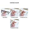 New Style Myopia Glasses Oversize Frame Anti-Blue Light Blocking Reading Glasses Shortsighted Eyeglasses Diopter 0 To -6.0