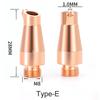 Double Wire Feeding Guide Nozzle SAS Copper Construction Compatible with CQWY SUP21S Welding Head Accurate Welding