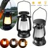 Solar Powered Camping Lantern USB Rechargeable Waterproof Hanging Lamp for Outdoor Camping Patio Emergency Lighting