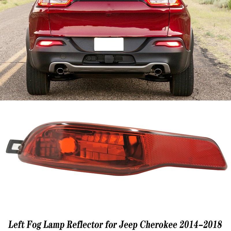 

LED Rear Bumper Light for Jeep Cherokee 2014 2015 2016 2017 2018 Tail Brake Reflector Stop Signal Lamp Rear Fog Light 68102877AD
