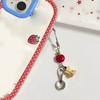 Trendy Core Bag Decoration Lovely Fruit Pendant Keychain Phone Chain Accessory