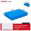 Warehouse Grid Plastic Pallet: Thickened Moisture-Proof Single-Sided Floor Mat for Logistics.
