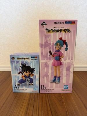 Ichiban Kuji Dragon Ball Goku Bulma MASTERLISE B Prize Figure Set 2