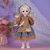 30cm Princess Doll Gift Set with Replaceable Clothes and Play House