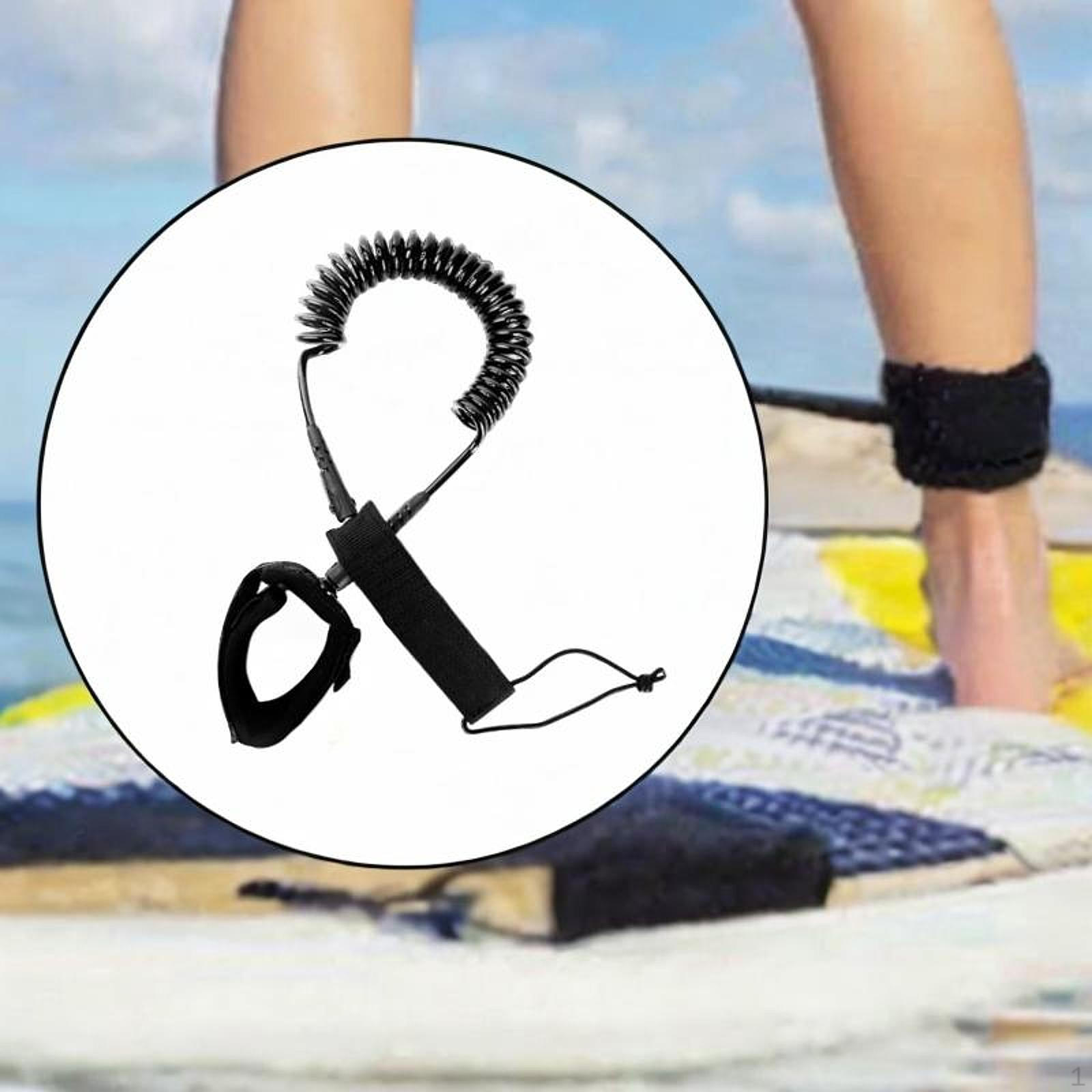 

Surf Board Leash 10ft,Ankle Leash, Traction Rope, Lightweight,Surf Stand Up