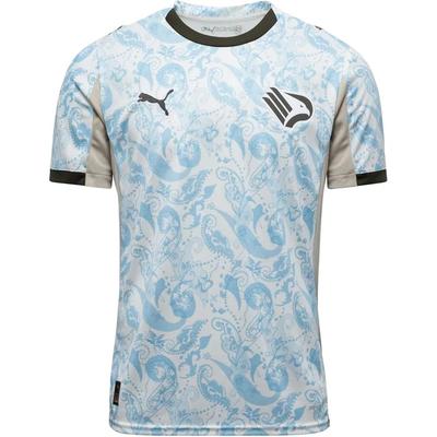 Palermo Pattern Print Crew Neck Short Sleeve Away Football Shirt Men Tops 782855-03