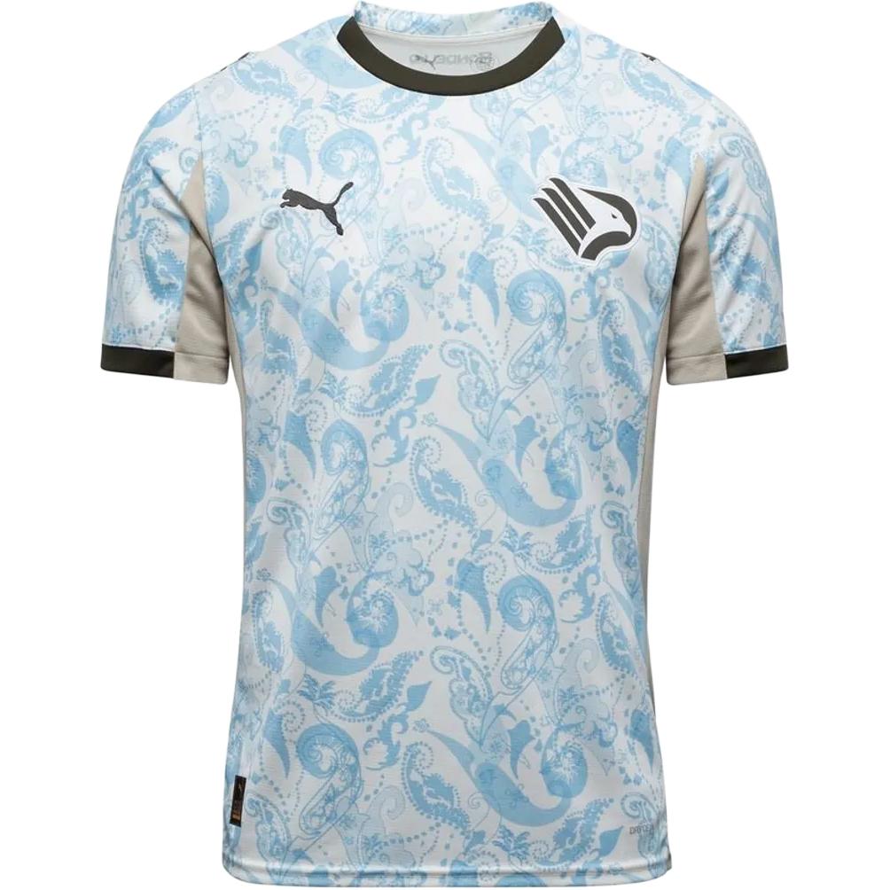 Puma Palermo Pattern Print Crew Neck Short Sleeve Away Football Shirt Men tops 782855-03 S