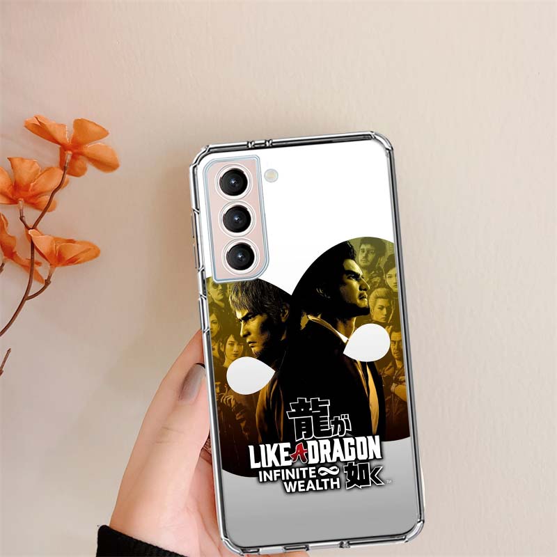 Yakuza 0 Game Clear Phone Cases for Samsung S26 Ultra Galaxy S25 Edge S24 S23 FE S21 Plus S20 S22 S10 Cover Patterned Compatible