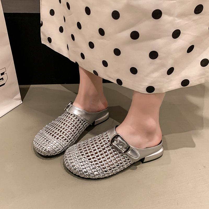 Fashion New 2025 Designer Sandals Water Diamond Rivet Shoe Women Flats Sandals Comfortable Lightweight Sandals Women Zapatos De Mujer