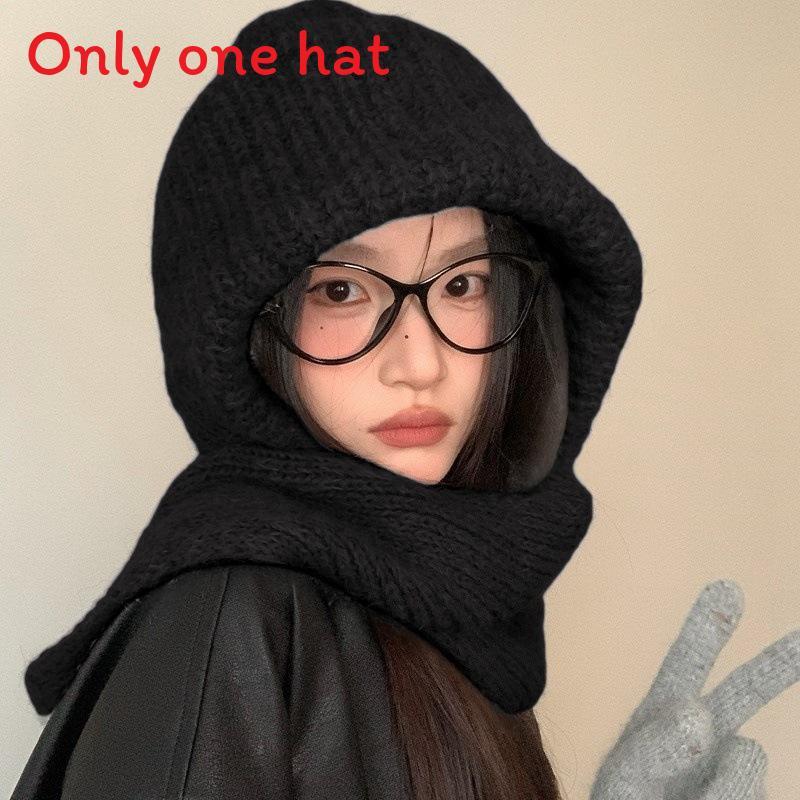 Unisex Knit Beanie With Solid Colorwarmer For Winter Commuting чёрный