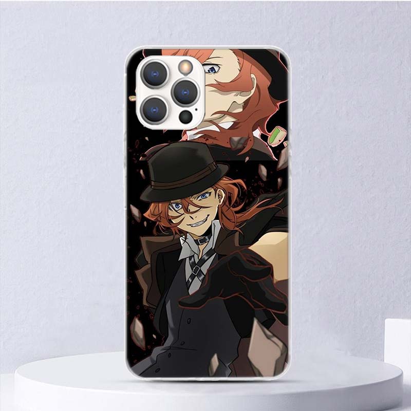 Bungo Stray Dogs Nakahara Chuuya Soft Case For iPhone 16 17 Air 16E 15 Plus 11 12 13 Mini 14 Pro Max Phone Cover Apple 7 8 SE Co
