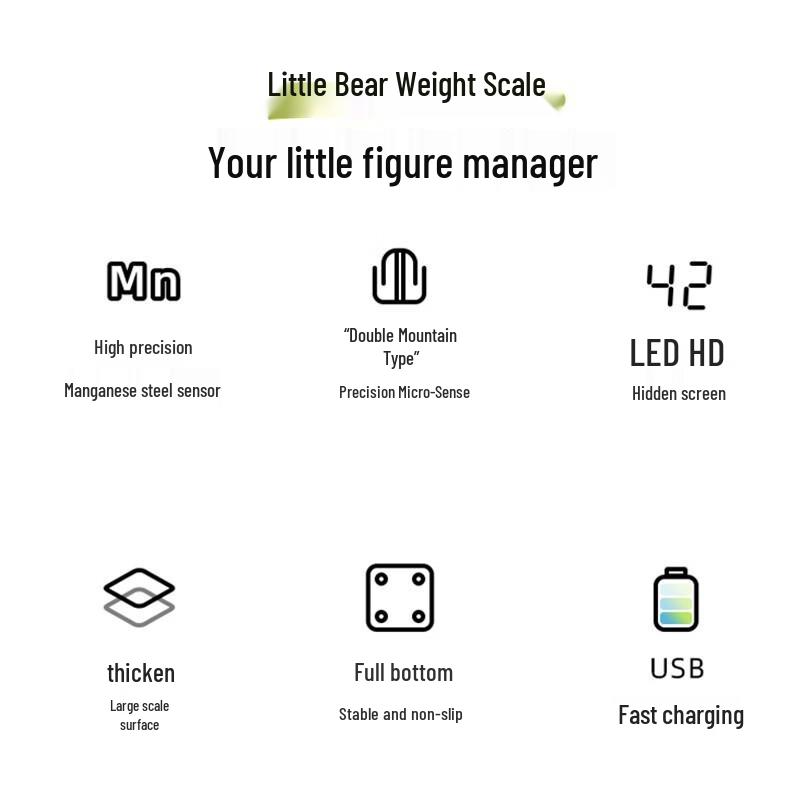 BEAR DZC-D18A1 Digital Weight Scale (CN Version)