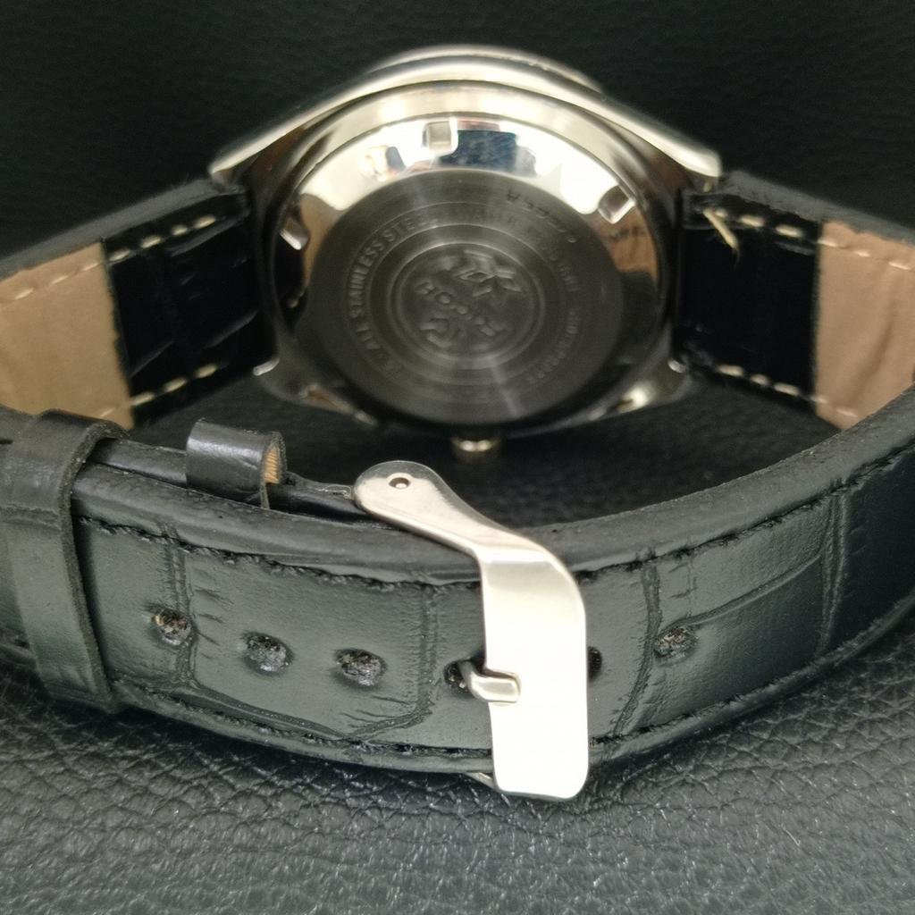 VINTAGE RICOH R31 AUTOMATIC JAPAN MENS BLACK COLOR DIAL WATCH a707905-1