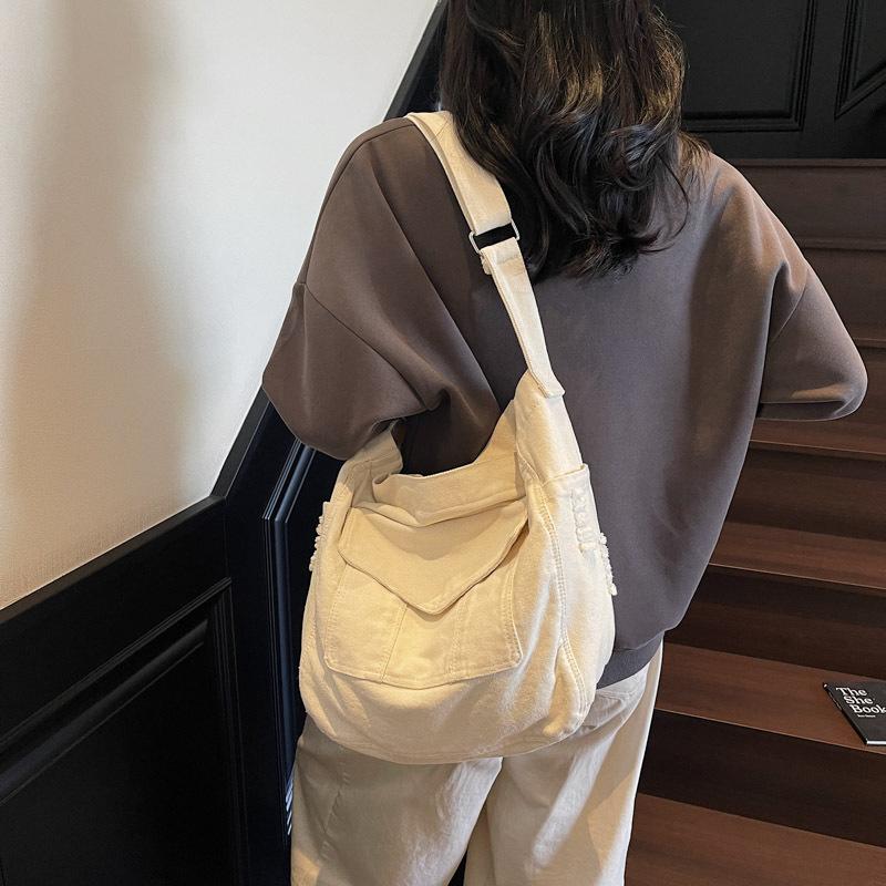 Tote Class Commuter Bag Women's New Trendy Fashion Versatile Shoulder Bag Large Capacity Messenger Bag